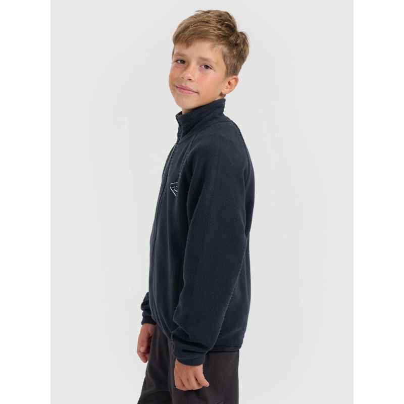 4FWarm fleece with stand-up collar for boys 4F 4FJRAW25TFLEM438-31S pulóver