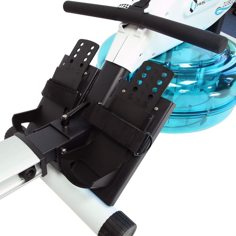 HMS Premium SEMI COMMERCIAL Water Rowing Machine fekete edzőfelszerelés 17-22-370