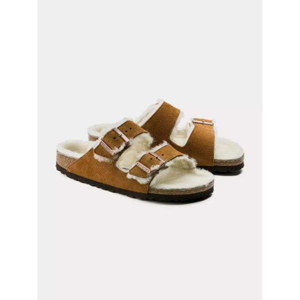 Birkenstock Arizona Shearling Mink W 1001135 flip-flops cipő