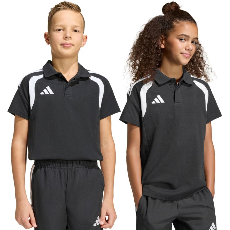 Adidas Tiro 26 League póló Shirt for Kids Black fekete polo, shirts