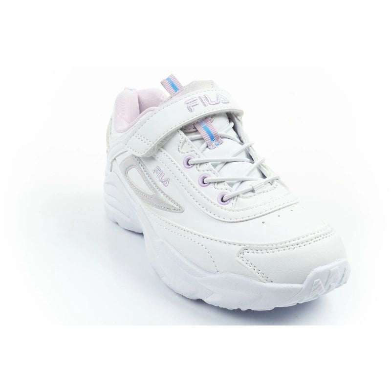 Fila Skye V children's sports for girls with velcro, fehér cipő