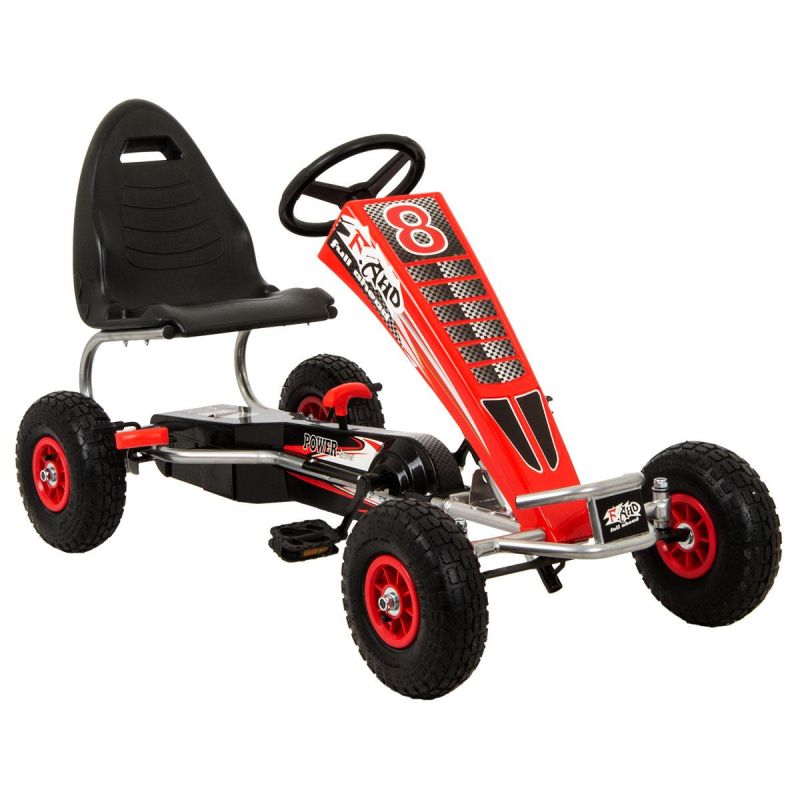 Enero 14 Red Pedal Car Go Kart piros toys