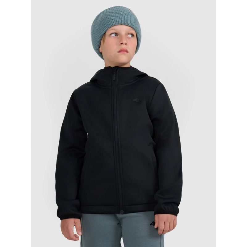 Softshell jacket, windproof membrane 5000, boys 4F 4FJRAW25TSOFM516-20S kabát