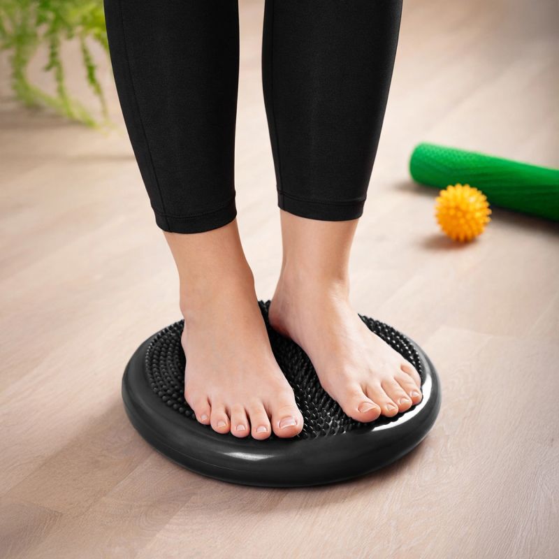 Wozinsky WPSD-02 sensory cushion for rehabilitation hedgehog - black czarny elektronika 304004-195527