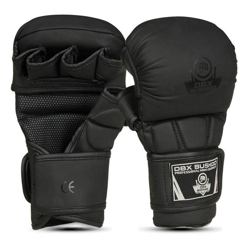 DBX Bushido MMA Sparring Gloves - Black Master - Valor Series fekete kesztyű