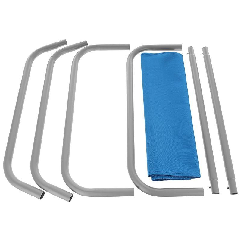 Enero Foldable Garden And Beach Chair And Bag Blue Camp kék deckchairs, bags