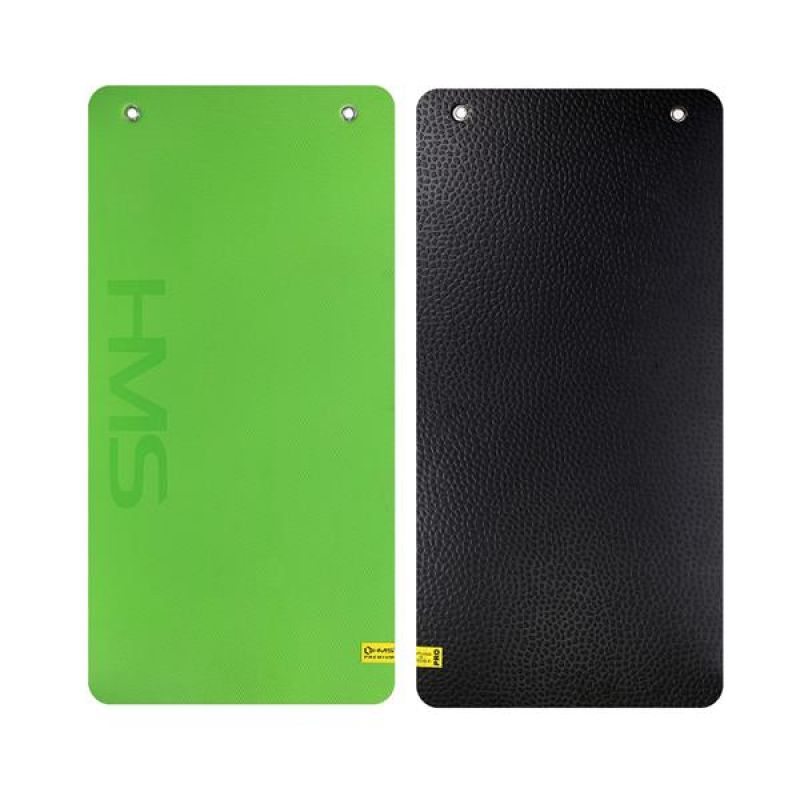 HMS Premium MFK01 Green-Black Club Fitness Mat with Holes zöld póló 17-44-271