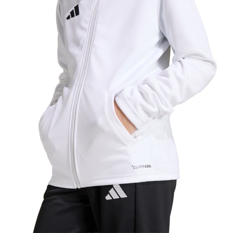 adidas Entrada 26 Track kids' sweatshirt white JZ6605 104cm pulóver