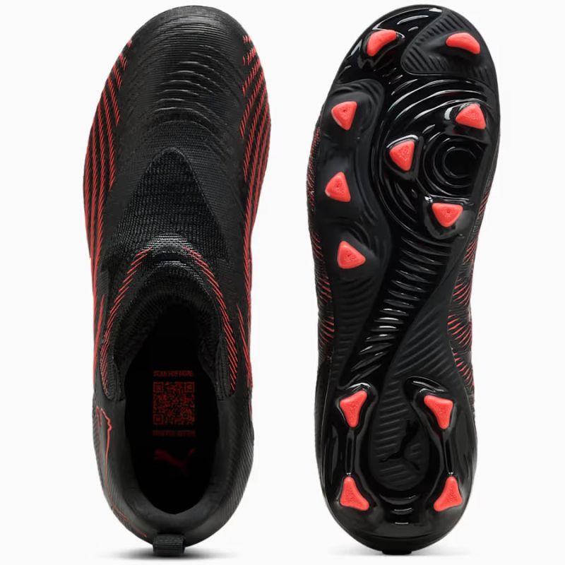Puma Future 9 MATCH LL Jr FG/AG fekete focicipő