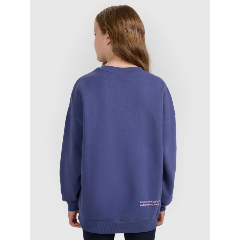 4f Oversized sweatshirt without a hood for girls 4FJRAW25TSWSF2428-33S Egyéb