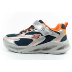 Skechers Glow Strider LED Children's Sports for Boys Silver szürke utcai cipő