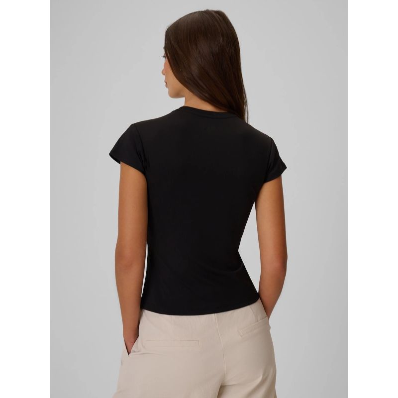 4F Women's slim plain T-shirt póló 4FRSS26TTSHF4520-20S