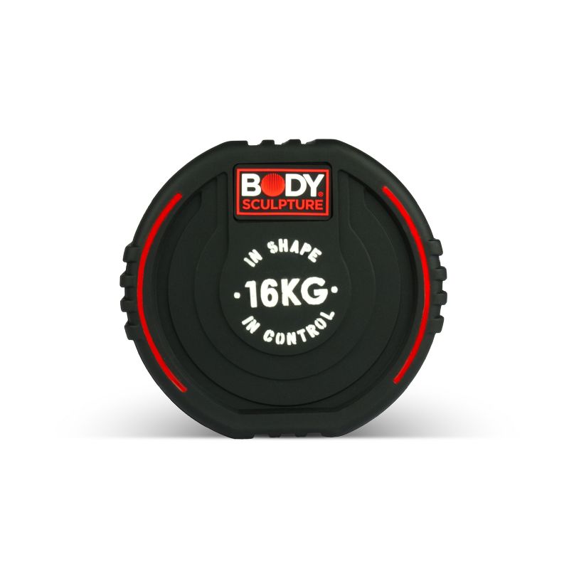 Body Sculpture TPU dumbbell BW 133 16 KG fekete edzőfelszerelés BW13316KG