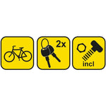 Dunlop U-LOCK BIKE LOCK + CABLE kiegészítő GSP-472232