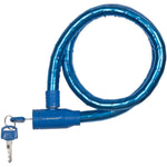 Dunlop BLUE SPIRAL BIKE LOCK WITH KEY, HOSE, kék kiegészítő GSP-1042640
