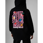 Girls' loose sweatshirt with hood 4F 4FJRSS26TSWSF2902-20S 158/164 kapucnis pulóver