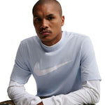 Nike Nsw Tee Icon Swoosh Men's T-Shirt kék ruházat