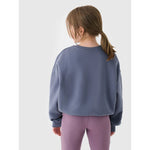 Girls' sweatshirt without a hood, 4F 4FJRSS24TSWSF1331-32S kapucnis pulóver
