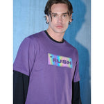 4F Men's regular printed T-shirt póló 4FRSS26TTSHM3659-50S