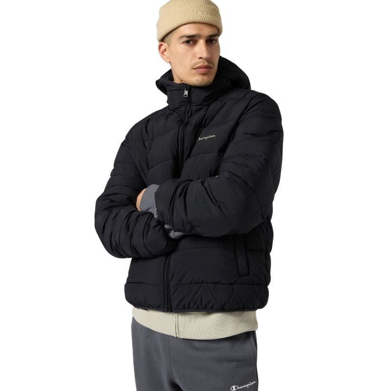 Men's Champion Hooded Jacket Black 221548 KK001