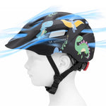 Wozinsky Children's MTB Bike Helmet with Detachable Visor XS - Black 48-52 cm \ czarny védőfelszerelés HT-45R-199825