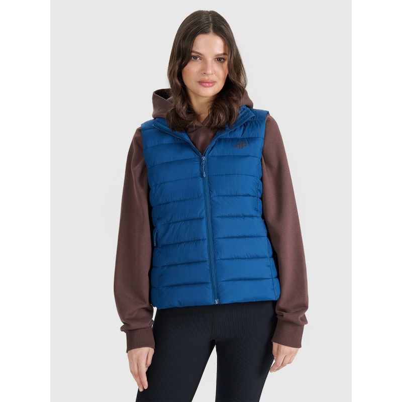 Women's down vest with synthetic filling 4F 4FWAW25TVJAF218-51S kabát