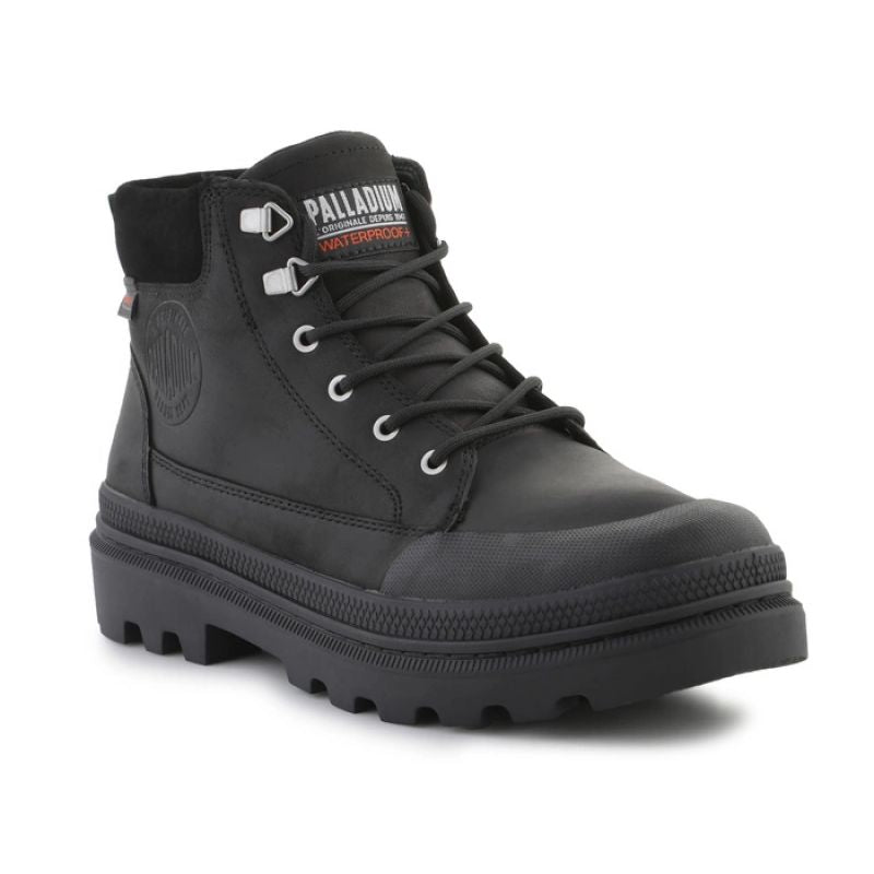 Palladium Pallatroopercuff Wp+ M 04365-008-M Black shoes Cipő