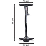 Dunlop WORKSHOP/BICYCLE PUMP WITH MANOMETER pumpa GSP-170497