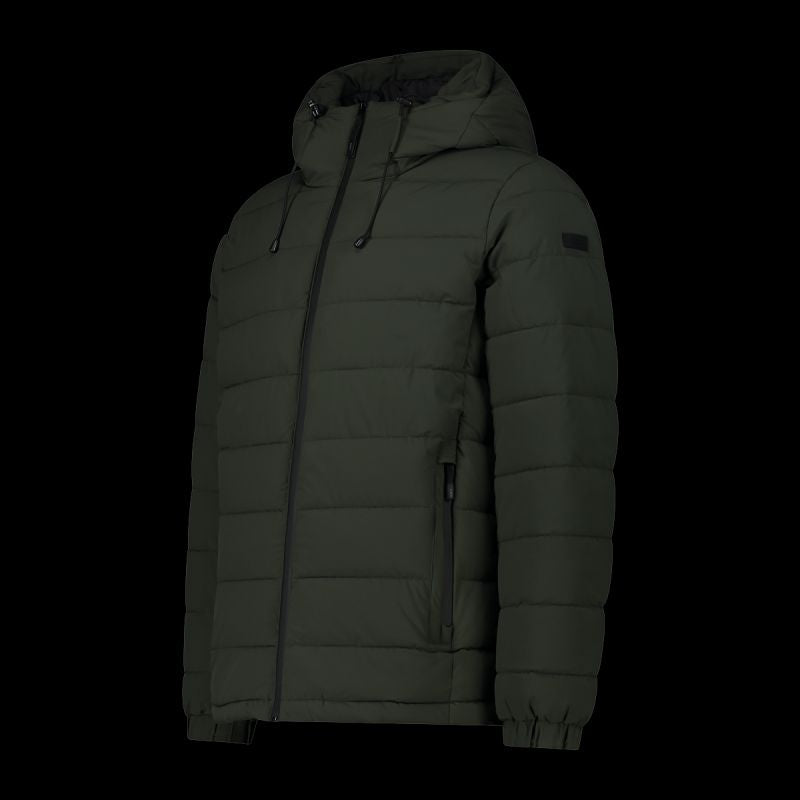 CMP men's winter sports with hood, insulated, green ( ) zöld dzseki
