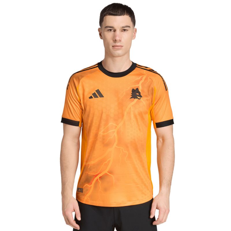 Men's adidas AS Roma 25/26 orange jersey JP4801 narancssárga futball mez