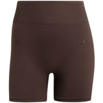 Women's adidas Workout Essentials Knit 4 Inch Leggings Brown