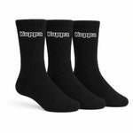 Kappa black long socks fekete zokni 34113IW901