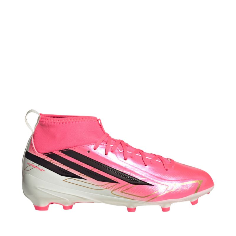 Adidas F50 Hyperfast League Mid FG Kids Soccer Pink rózsaszín cipő