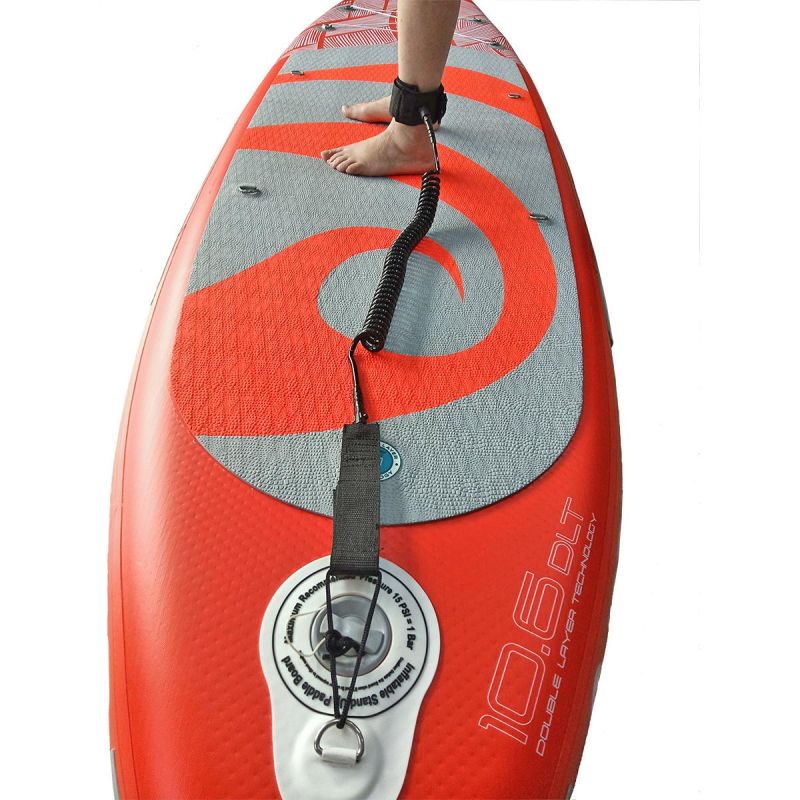 Enero Sup Board Safety Rope 10 Feet Green