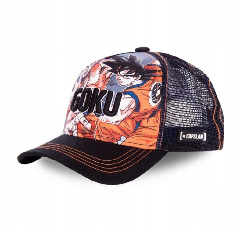 Capslab Dragon Ball Son Goku Manga Trucker Cap - CL/DBZ4/1/GOK uniwersalny baseball sapka