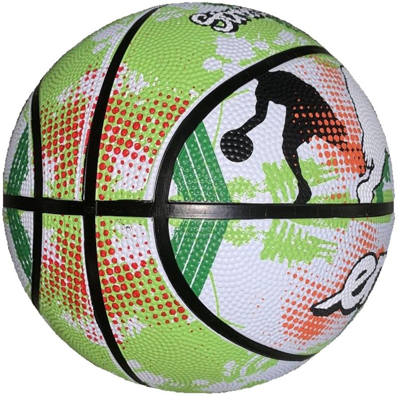 Enero Solid Basketball Size 7 Green And White fehér labda
