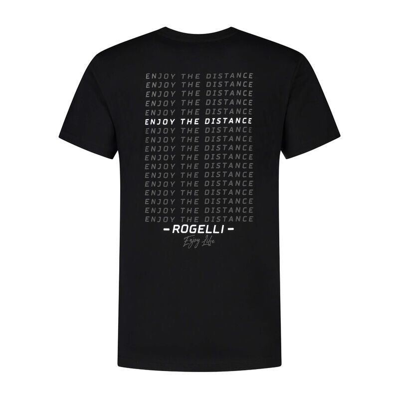 Rogelli men's t-shirt LOGO black fekete póló