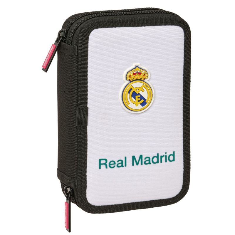 Real Madrid pencil case with equipment double filled pencil case 29 pcs biały ceruzatartó 412654854