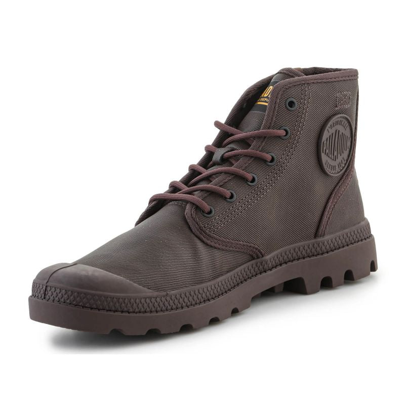 Palladium PAMPA HI COATED U 74375-249-M Dark Cocoa shoes Cipő