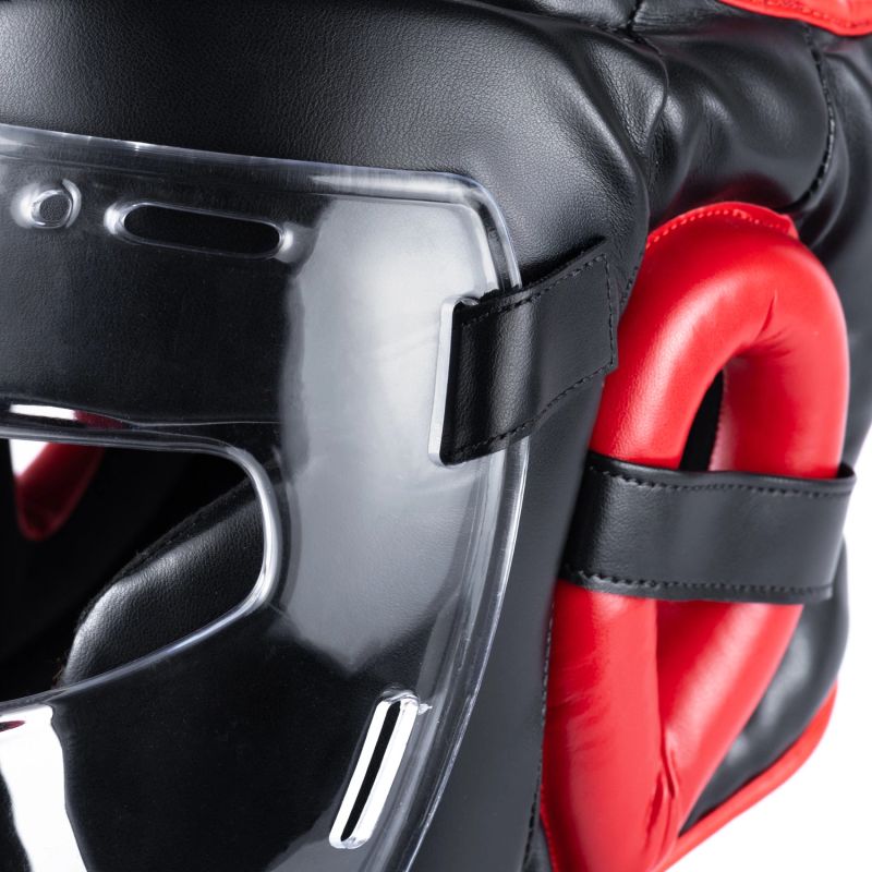 DBX Bushido Boxing helmet with polycarbonate mask - Hannibal helmets, masks, martial arts equipment