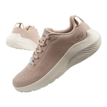 Skechers women's sports Bobs Squad Waves beige light fashionable bézs utcai cipő