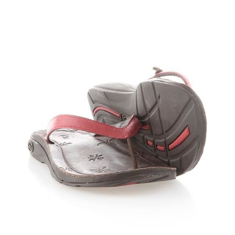 Inny Chaco Locavore Red W Flip-Flops J102202 Utcai cipő