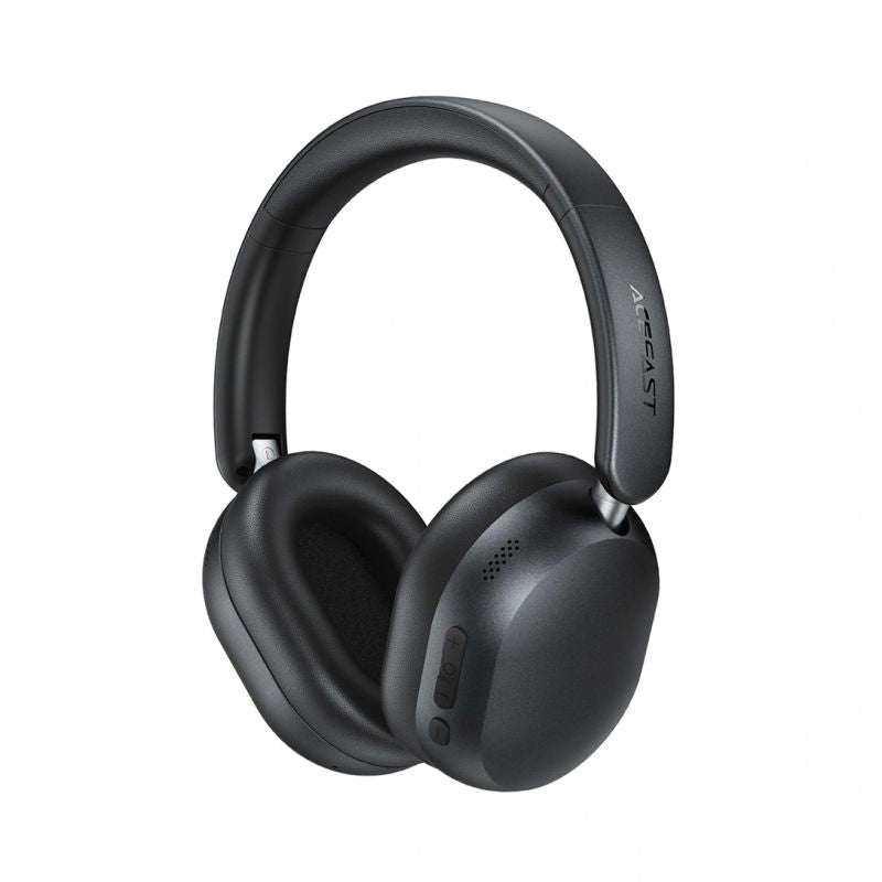head Acefast H12 Wireless On-Ear Bluetooth 5.4 Headphones with ANC - Black fekete headsets