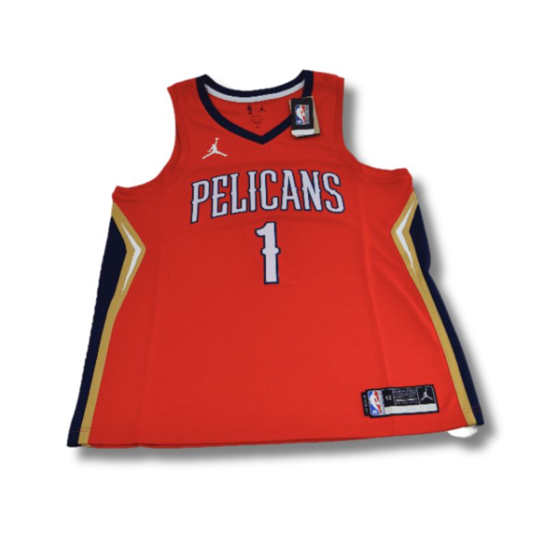 AIR Jordan New Orleans Pelicans Swingman Jersey Zion Williamson Statement Edition 20 - fekete póló