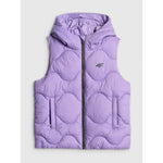 Girls' hooded vest 4F 4FJRSS26TVJAF355-51S vests