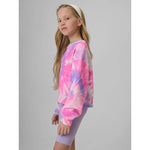 4F Girls' loose sweatshirt without hood 158/164 kapucnis pulóver 4FJRSS26TSWSF2935-90A