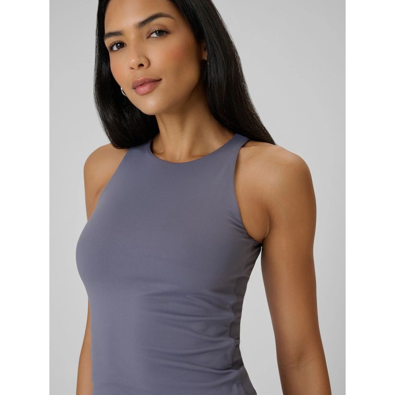 4F Women's sleeveless slim plain t-shirt póló