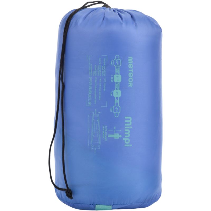 Meteor Mimpi Jr Sleeping Bag kék tourist equipment, sleeping bags