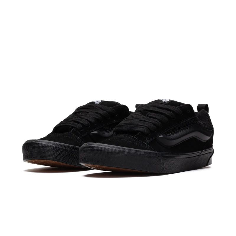 Vans Knu Skool Black Men's Shoes Suede Off The Wall Black (VN0009QCBKA) Cipő