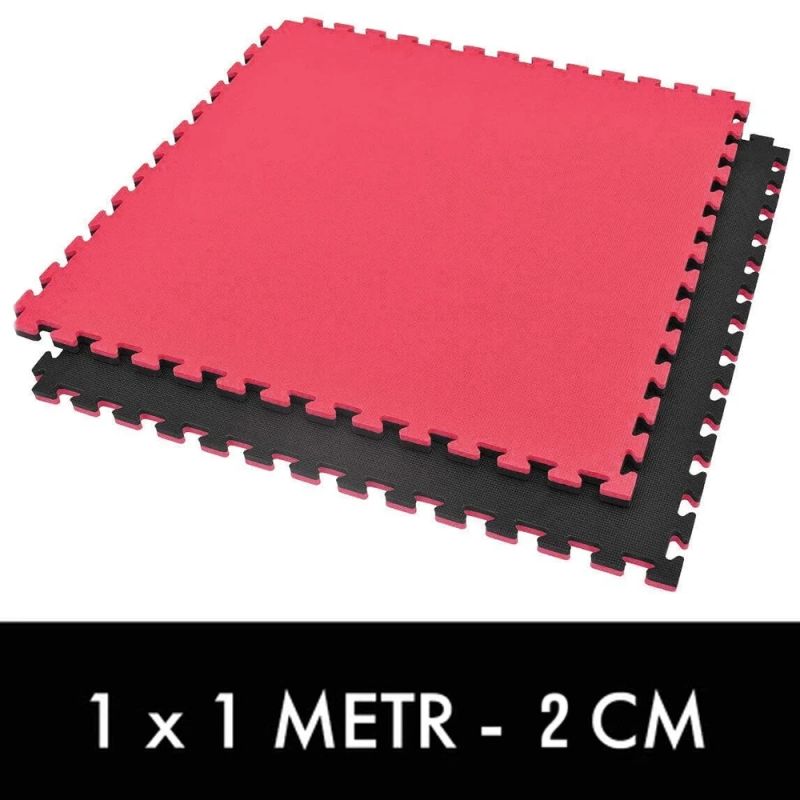 DBX Bushido Exercise mat with Safety Certificate - Puzzle 1x1m - Tatami fekete mats, puzzle, training equipment